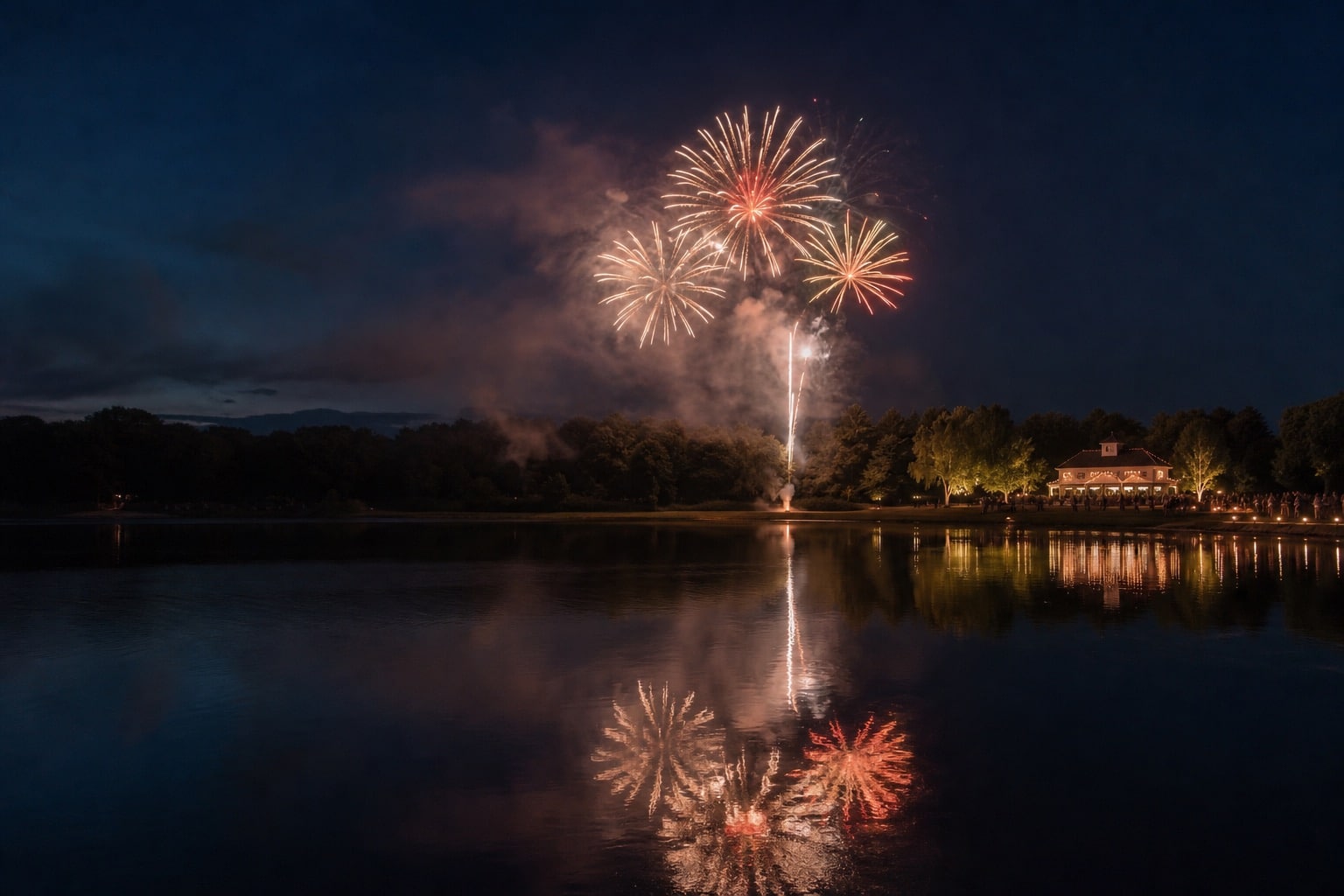 Spectacle pyrotechnique France Feux au bord de l’eau
