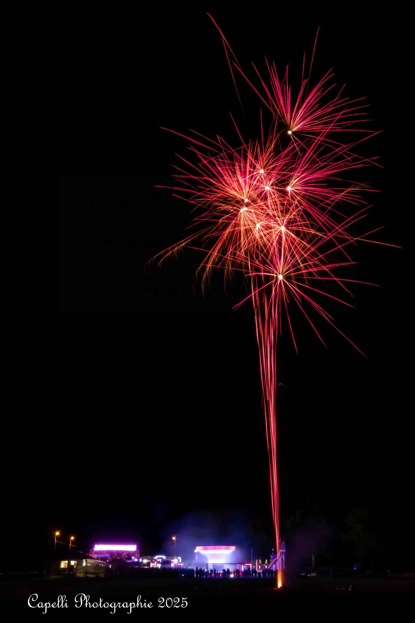 Spectacle France Feux réalisé avec ses partenaires