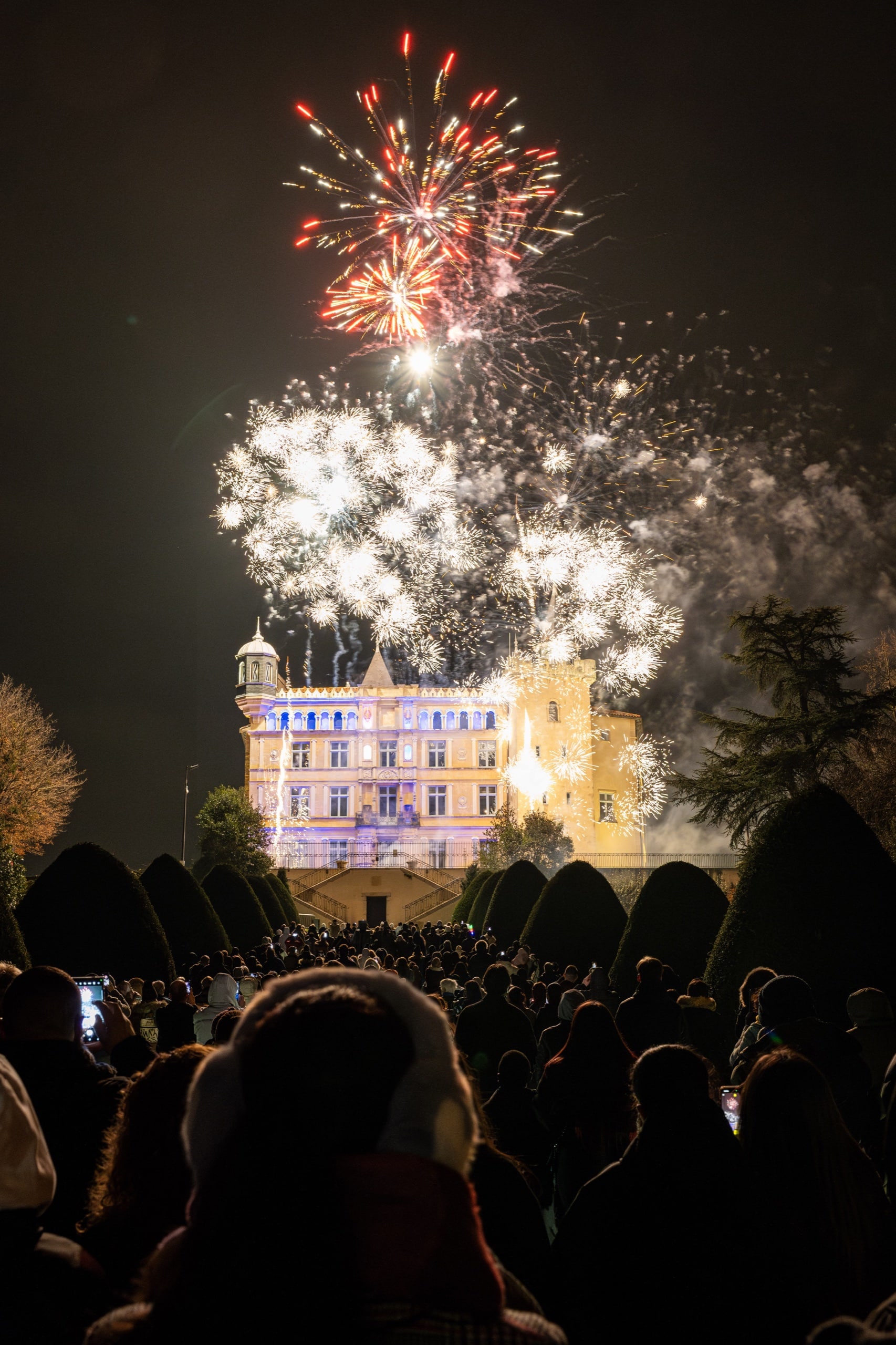 Spectacle pyrotechnique pour un événement d’entreprise